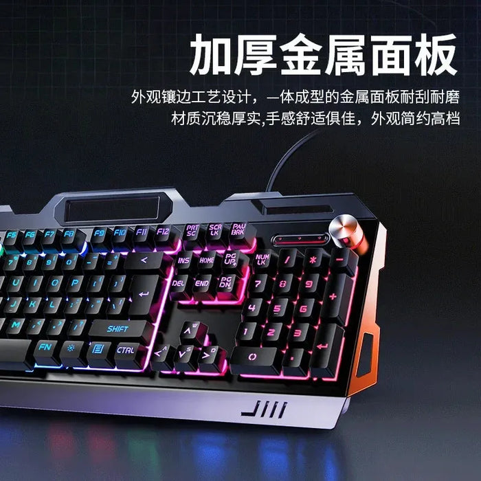 RGB Gamer Keyboard Gaming Keyboard and Mouse Headphone Gamer Kit Backlit USB Wired Computer KeyboardFor Pc Laptop 3 In1 Teclado RGB Gaming Keyboard, Mouse & Headphone Kit - Backlit USB Wired  Lacatang Shop Lacatang Shop 