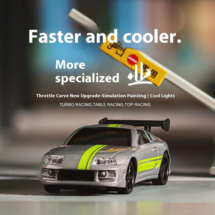 Turbo Racing 1/76 C71 C72 Drift Rc Car With Gyro Radio Full Proportional Remote Control Toys Rtr Table Toy Collection Model