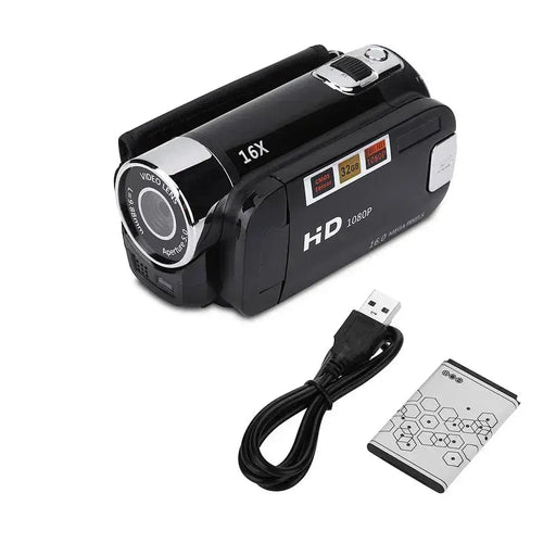 1080P Full HD Digital Camera 270° Rotation 2.7inch Touch Screen DV Video Recorder 16X Digital Zoom CMOS Sensor Digital Camcorder 1080P Full HD Digital Camera 270° Rotation 2.7inch Touch Screen DV   Lacatang Shop Lacatang Shop 