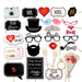 Photo Booth Props Wedding Decorations DIY Funny Masks Mr Mrs Photobooth Photo Props Accessories Event Party Supplies Baby Shower - Lacatang Shop