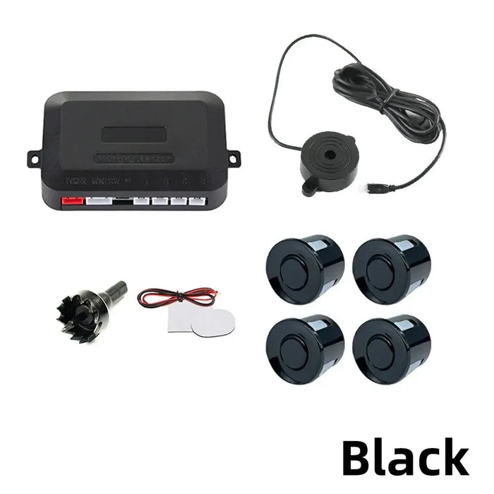 HIPPBQCC Car Parking Sensor Kit 4 Sensors Buzzer 22mm Reverse Backup Radar Sound Alert Indicator Probe System 12V Free Shipping 

HIPPBQCC Car Parking Sensor Kit: 4 Sensors, Buzzer, Radar Sound & Free Shipping  Lacatang Shop Lacatang Shop 