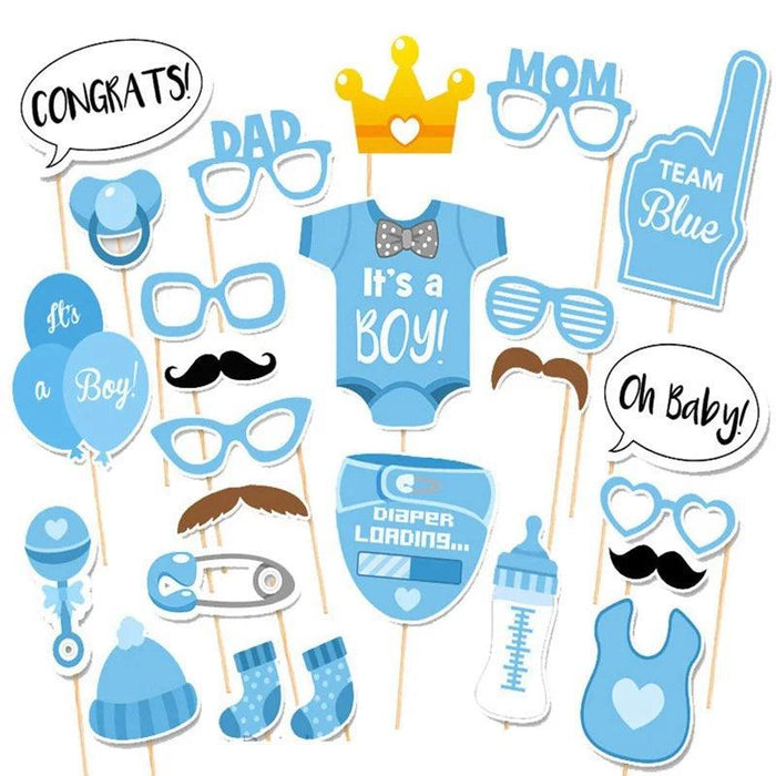 Photo Booth Props Wedding Decorations DIY Funny Masks Mr Mrs Photobooth Photo Props Accessories Event Party Supplies Baby Shower - Lacatang Shop