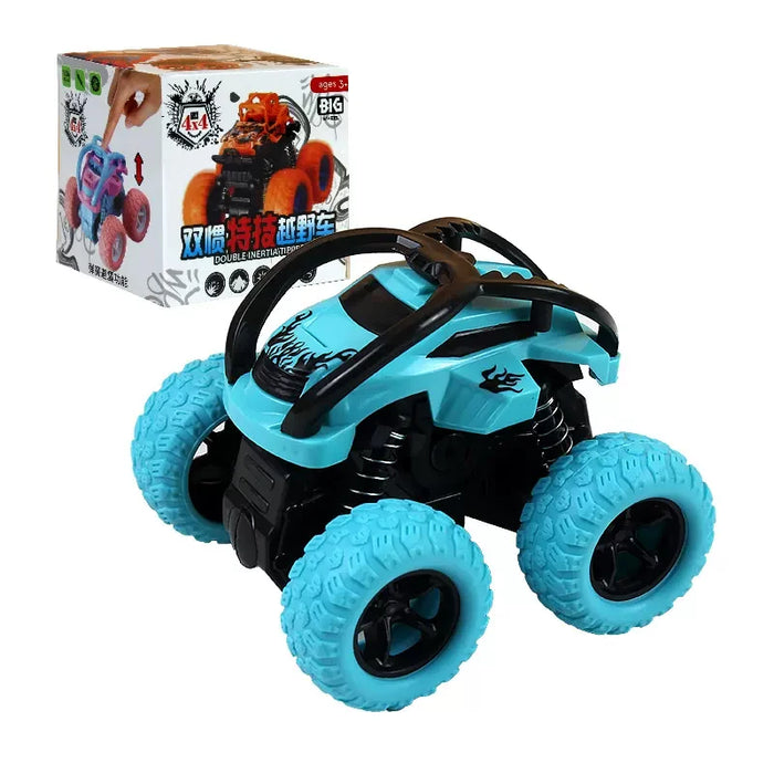 Off-Road Car Toys Rotate Toy Vehicles Inertial Four-wheel Drive Stunt Pull Back Toy Car Off-road Vehicle Children's Toy Car Gift Off-Road Car Toys Rotate Toy Vehicles Inertial Four-wheel Drive Stunt   Lacatang Shop Lacatang Shop 