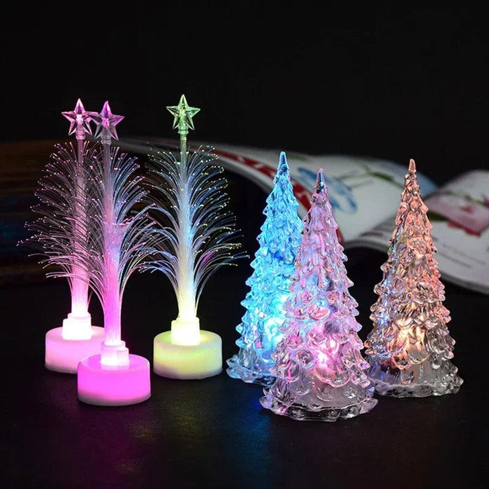 Acrylic LED Night Light Christmas Decorations Colorful Christmas Tree Lights Wedding Party Christmas New Year Childrens Gift - Lacatang Shop