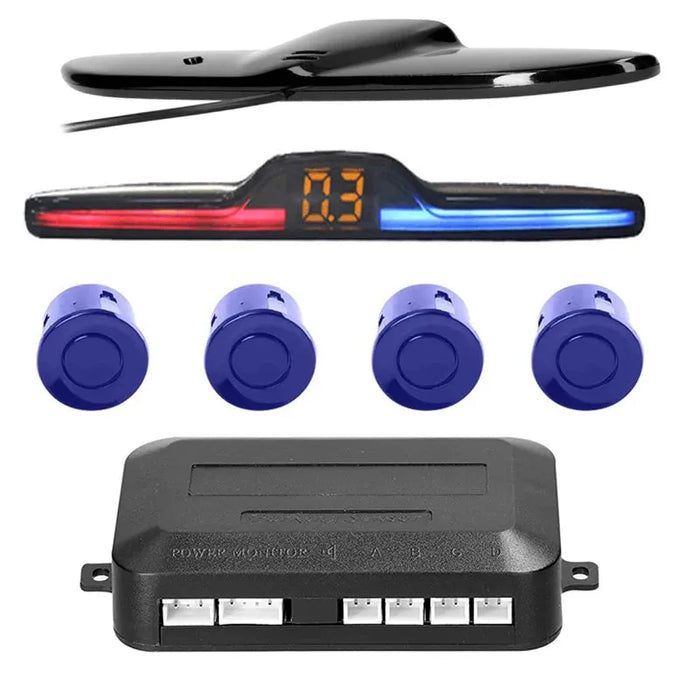 Car Reverse Radar Kit Vehicle Parking Sensor System with 4 Sensors Backup Assist System with LED Distance Display Sound Warning 

Enhance Parking Safety with Car Reverse Radar System - LED Display, 4 Sensors & Sound Warning  Lacatang Shop Lacatang Shop 