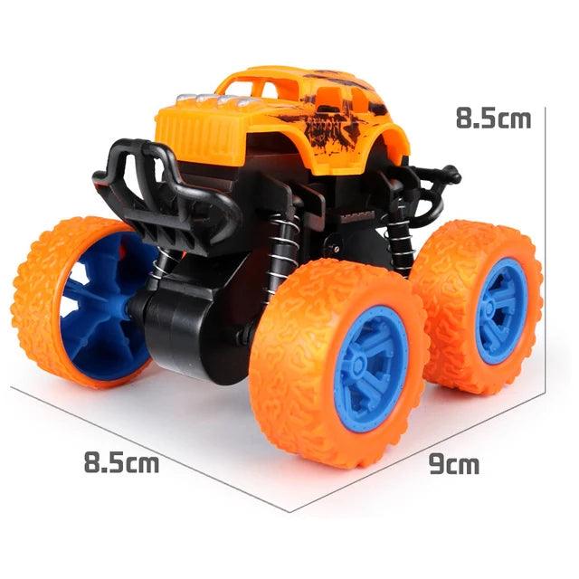 Toys Car Four-wheel Drive Off-road Vehicle Stunt Dump Cars Double-Side Inertia Car Boy Toy Car Pull Back Kids Toy Gift - Lacatang Shop