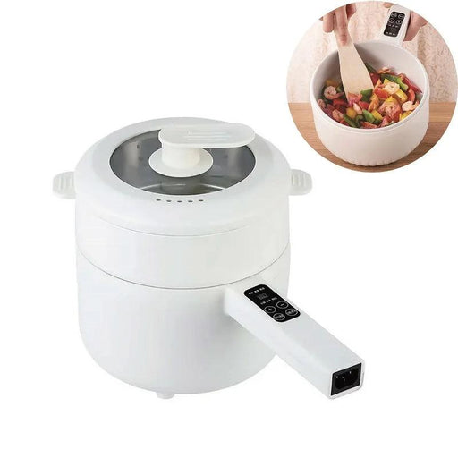 1.6L Smart Electric Cooking Pot Reservation Multifunctional Non-stick Electric Wok Household Electric Hot Pot With Steamer 220V 1.6L Multifunctional Electric Cooking Pot with Steamer & Timer 220V cookware and bakeware AliExpress Lacatang Shop 