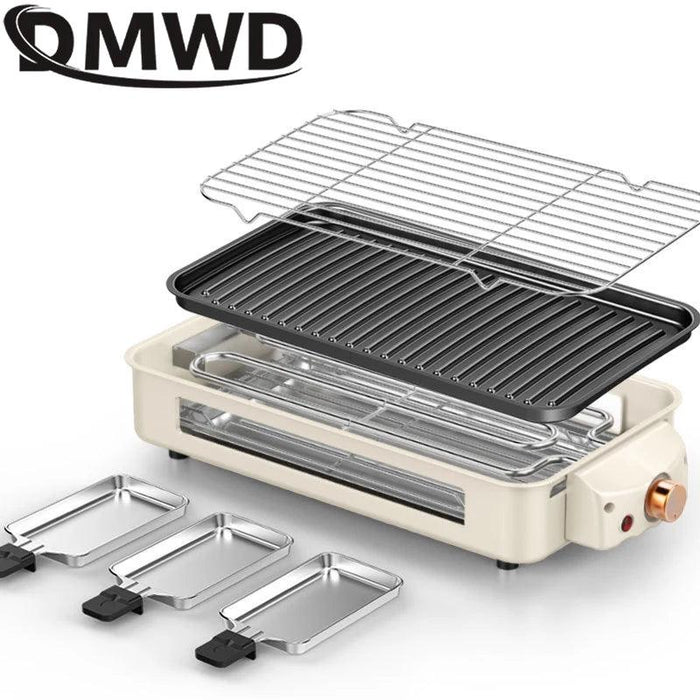 DMWD Multifunctional Electric Grill Smokeless BBQ Kebab Machine DMWD Multifunctional Electric Grill Smokeless BBQ Kebab Machine -  Other AliExpress Lacatang Shop 