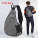 Mixi Men One Shoulder Backpack Women Sling Bag Crossbody USB Boys Cycling Sports Travel Versatile Fashion Bag Student School Mixi Men One Shoulder Backpack Women Sling Bag Crossbody USB Boys   Lacatang Shop Lacatang Shop 