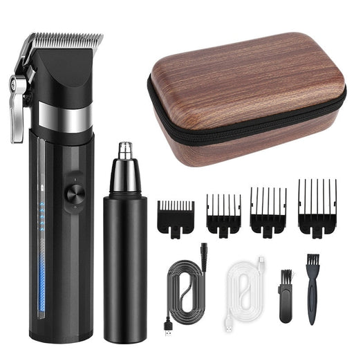 Electric Hair Trimming Kit Hair Clipper+Nose Hair Clipper Professional - Lacatang Shop