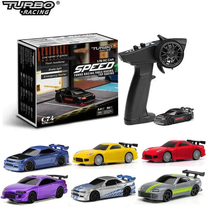 Turbo Racing 1:76 C64 C73 C72 C74 Drift RC Car With Gyro Radio Full Turbo Racing 1:76 RC Car - Drift with Precision Other AliExpress Lacatang Shop 