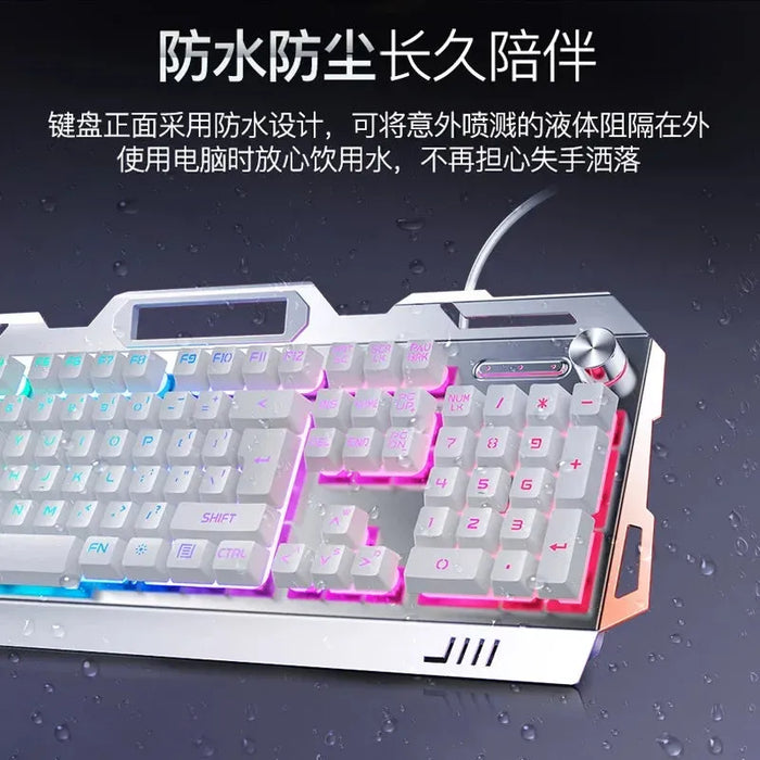 RGB Gamer Keyboard Gaming Keyboard and Mouse Headphone Gamer Kit Backlit USB Wired Computer KeyboardFor Pc Laptop 3 In1 Teclado RGB Gaming Keyboard, Mouse & Headphone Kit - Backlit USB Wired  Lacatang Shop Lacatang Shop 