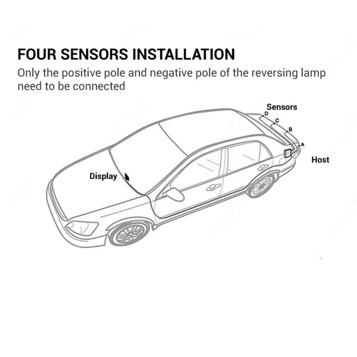 Car Reverse Radar Kit Vehicle Parking Sensor System with 4 Sensors Backup Assist System with LED Distance Display Sound Warning 

Enhance Parking Safety with Car Reverse Radar System - LED Display, 4 Sensors & Sound Warning  Lacatang Shop Lacatang Shop 