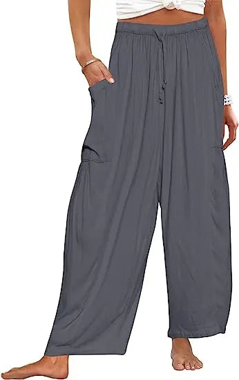 Autumn and Winter Women's 9 Branch Warehouse Harlan Pants Casual Loose