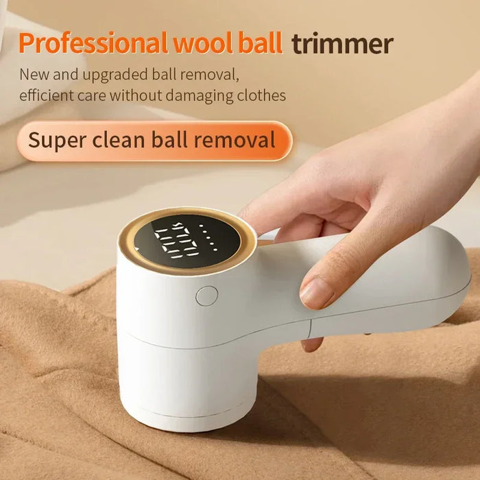 Xiaomi Electric Lint Remover Intelligent Digital Display USB Rechargeable Hairball Trimmer Portable Clothes Shaver 5 Gear Razor