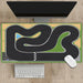 300x600mm Non-slip Rubber Mouse Pad - Multipurpose Desk Mat with RC Racing Track Design, 2mm Thickness - Lacatang Shop