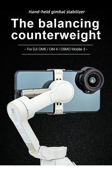 For DJI OM 5 6 Gimbal Balance Counterweight - 50g Clump Weights for OM 4 SE Osmo Mobile 3 2 Zhiyun Smooth 4 Vimble 2 Accessories