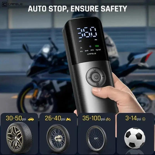 Car Wireless Air Pump Portable Car Tire Automatic High Pressure - Lacatang Shop