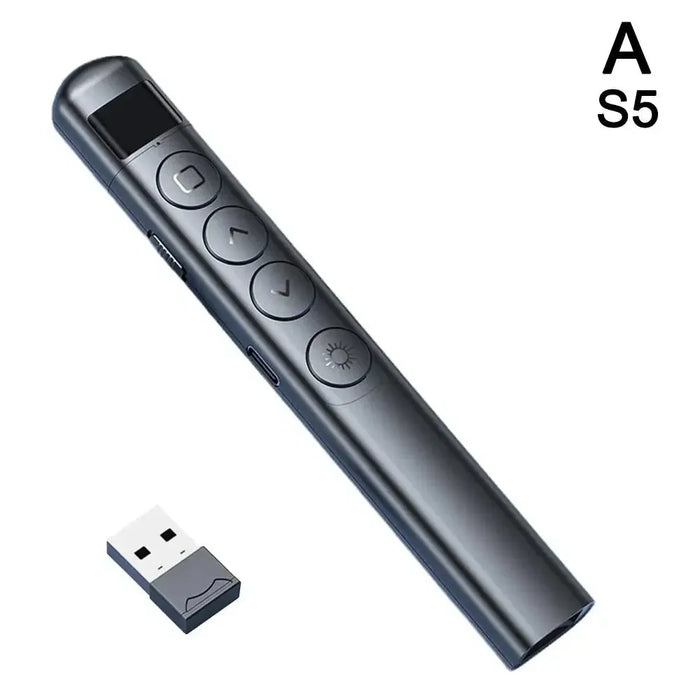 2.4GHz Wireless Presenter Red Laser Page Turning Pen Remote Control Volume Mouse Power Point RF USB Pointer Presentation PP B5R2 2.4GHz Wireless Presenter Red Laser Page Turning Pen Remote Control   Lacatang Shop Lacatang Shop 