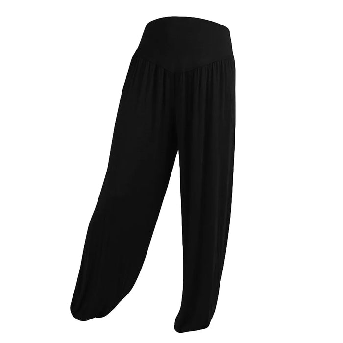 Women’s Elastic Loose Pants Casual Cotton Soft Yoga Sports Dance Pants Skin Friendly Comfortable Pants pantalones de mujer