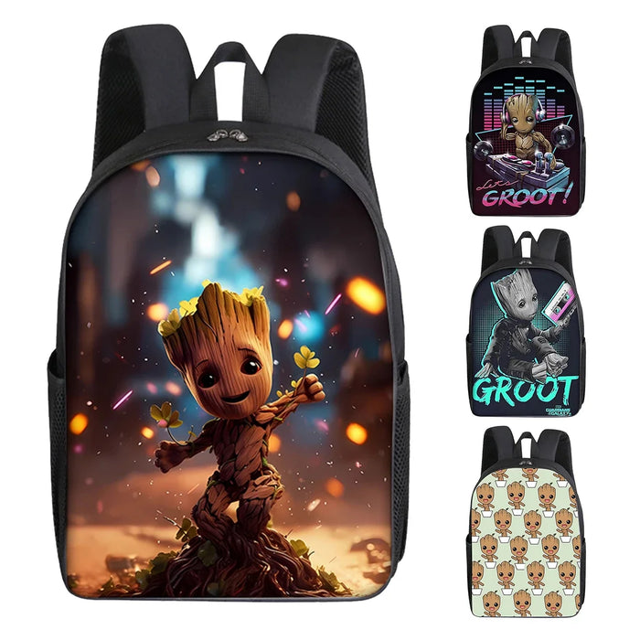 Groot Marvel Superhero School Backpack - Cute Cartoon Design for Students and Office Use, Perfect Gift for Kids and Adults Groot Marvel Superhero School Backpack - Cute Cartoon Design for   Lacatang Shop Lacatang Shop 