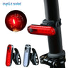 USB Rechargeable Red LED Bicycle Tail Light - Ultra Bright Rear Bike Safety Light for Night Cycling