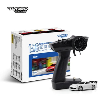 Turbo Racing 1/76 C71 C72 Drift Rc Car With Gyro Radio Full Proportional Remote Control Toys Rtr Table Toy Collection Model