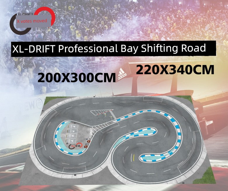 Jingshang Miniature Drift Racing Track Professional Artificial Map