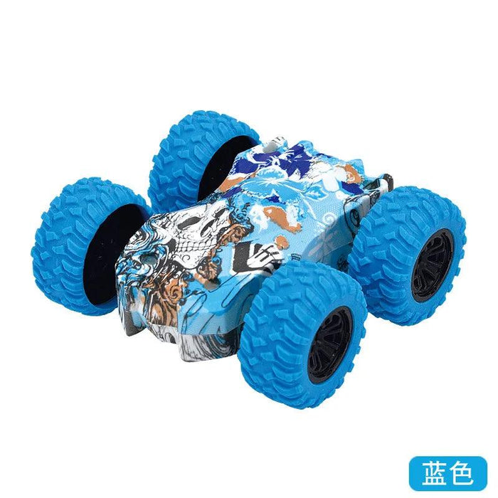 Toys Car Four-wheel Drive Off-road Vehicle Stunt Dump Cars Double-Side Inertia Car Boy Toy Car Pull Back Kids Toy Gift Toys Car Four-wheel Drive Off-road Vehicle Stunt Dump Cars Double-Side   Lacatang Shop Lacatang Shop 