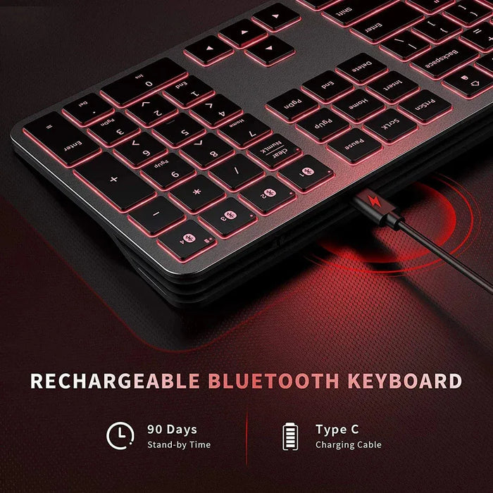 Rechargeable Bluetooth Keyboard and Mouse Backlit Gaming Keyboard AI Mouse Set Wireless Keyboard and Mouse Comb for Computer 

Power Up Your Gaming Setup with Rechargeable Bluetooth Keyboard and Mouse Set for Ultimate Performance 
  Lacatang Shop Lacatang Shop 