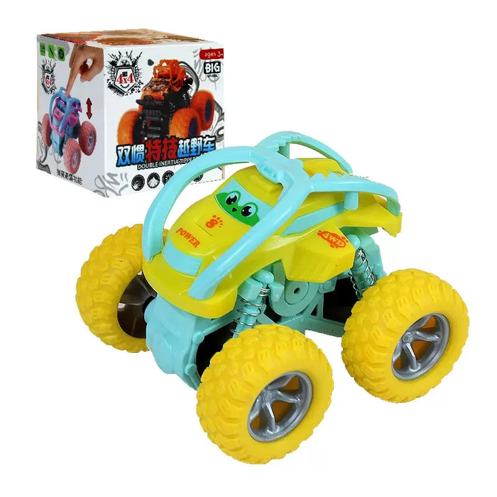 Off-Road Car Toys Rotate Toy Vehicles Inertial Four-wheel Drive Stunt Pull Back Toy Car Off-road Vehicle Children's Toy Car Gift Off-Road Car Toys Rotate Toy Vehicles Inertial Four-wheel Drive Stunt   Lacatang Shop Lacatang Shop 