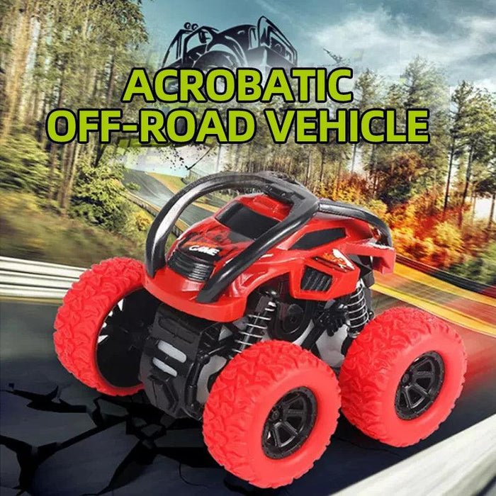 Off-Road Car Toys Rotate Toy Vehicles Inertial Four-wheel Drive Stunt Pull Back Toy Car Off-road Vehicle Children's Toy Car Gift - Lacatang Shop