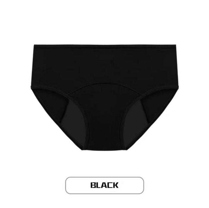 Women Menstrual Panties Leak Proof Briefs Black L XL XXL Cotton Leak Proof Black Menstrual Panties for Women - Cotton LeeBriefs XL-XXL Other AliExpress Lacatang Shop 