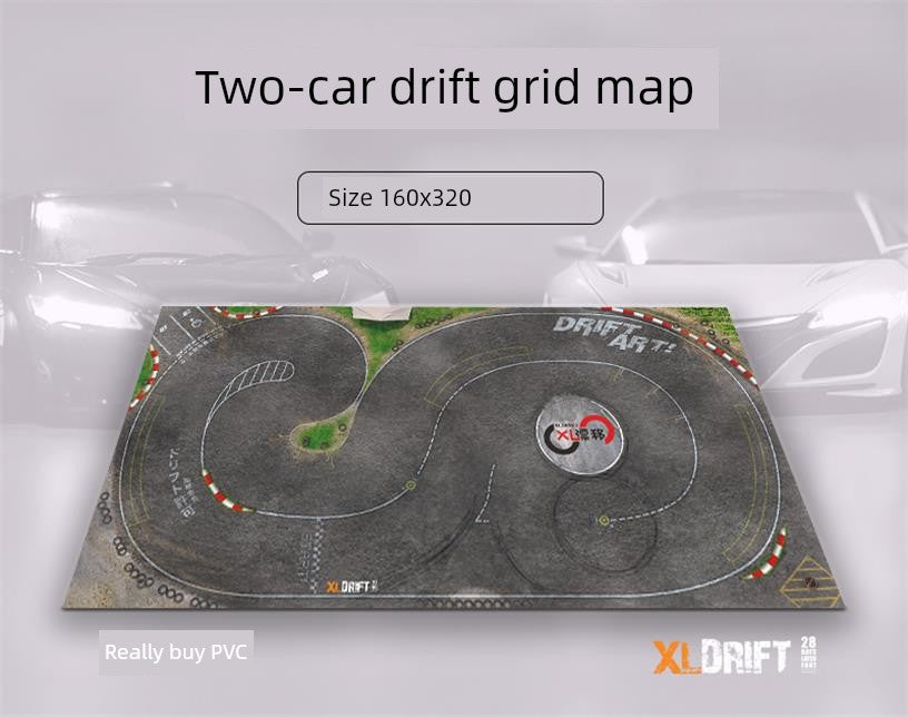 Jingshang Mini Drift Racing Track Professional PVC Play Map