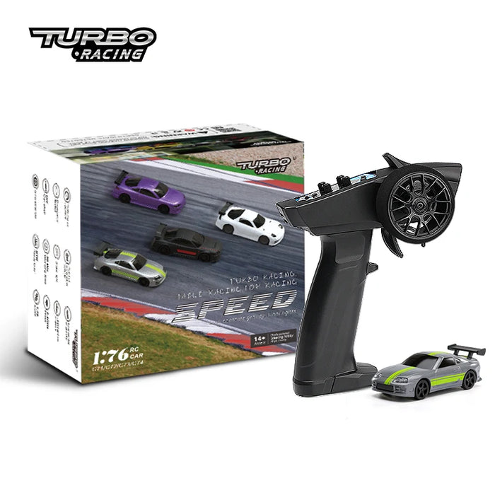 Turbo Racing 1:76 Scale RC Sport Car C72 C73 Table Game Racing Remote Control Mini Model Full Proportional RTR Kit Toys Turbo Racing 1:76 Scale RC Sport Car C72 C73 Table Game Racing Remote   Lacatang Shop Lacatang Shop 