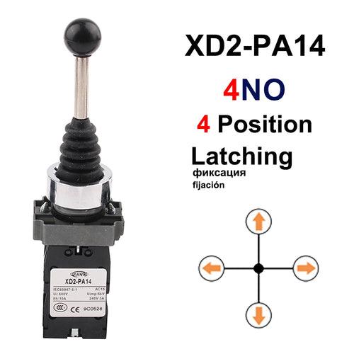 1pc XD2-PA14/PA22/PA12/PA24 Metal Plastic 2NO 2/4Positions 4NO Cross 1pc XD2-PA14/PA22/PA12/PA24 Metal Plastic 2NO 2/4Positions 4NO Cross -  Other AliExpress Lacatang Shop 