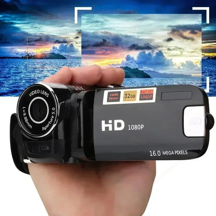 1080P Full HD Digital Camera 270° Rotation 2.7inch Touch Screen DV Video Recorder 16X Digital Zoom CMOS Sensor Digital Camcorder