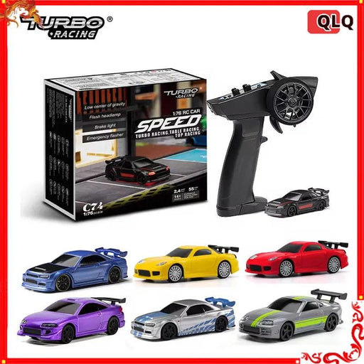 Turbo Racing 1:76 C64 C73 C72 C74 Drift RC Car With Gyro Radio Full Turbo Racing Drift RC Car with Gyro Other AliExpress Lacatang Shop 