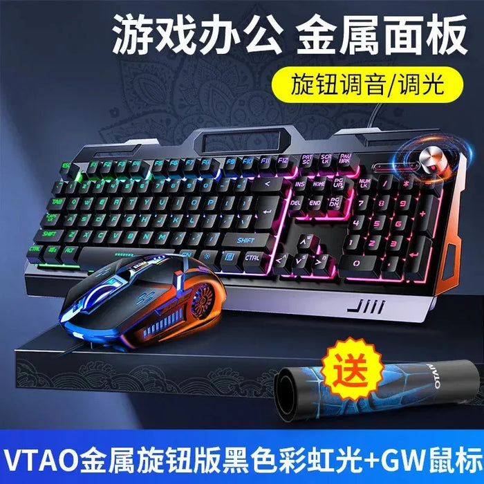 RGB Gamer Keyboard Gaming Keyboard and Mouse Headphone Gamer Kit Backlit USB Wired Computer KeyboardFor Pc Laptop 3 In1 Teclado RGB Gaming Keyboard, Mouse & Headphone Kit - Backlit USB Wired  Lacatang Shop Lacatang Shop 