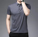 2024 Men's New Solid Color Business Casual POLO Shirt Summer Fashion Casual Short Sleeve Comfortable and Breathable Top 

 Summer 2024 Men's Solid Color Business Polo Shirt - Stylish and Comfortable Top for the Modern Gentlemen  Lacatang Shop Lacatang Shop 