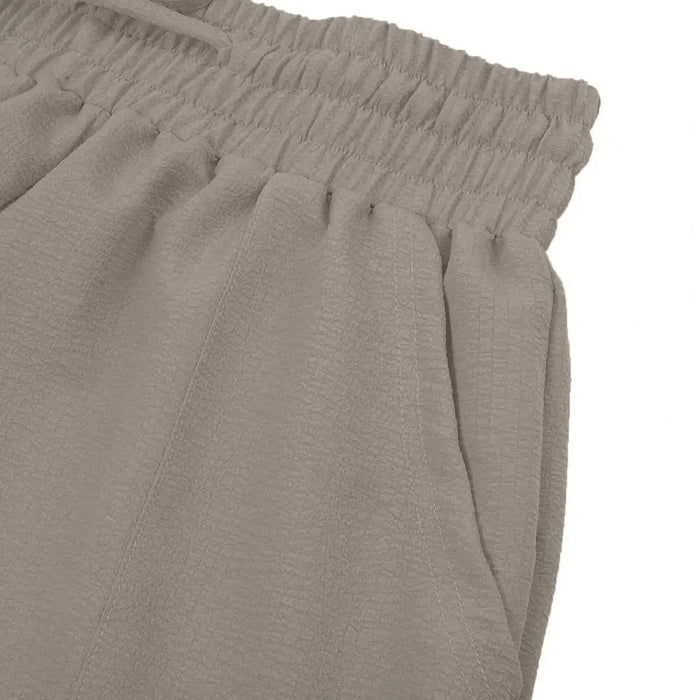 Women's Pants Harem Pants Wide-leg Trousers Drawstring Elastic Waistband Loose With Pocket Women's Pants Harem Pants Wide-leg Trousers Drawstring Elastic   Lacatang Shop Lacatang Shop 