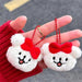 2pcs Kawaii Plush Puppy Doll Toys Keychian Cartoon Dog Bag Pendant - Lacatang Shop