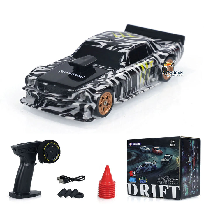 1/43 Scale High-Speed RC Drift Car with Remote Control - Mini Race Vehicle for Boys