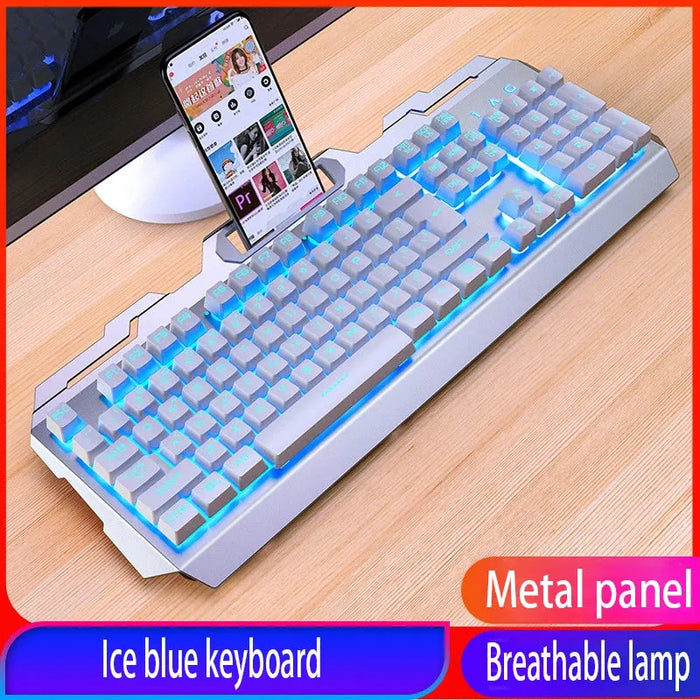 GX2 Wired Combination 104 Keys Mechanical Feel Keyboard and Mouse Replaceable Waterproof RGB Backlight Keyboard And Mouse Cover, Reference

Upgrade your setup with GX2 Wired Mechanical Keyboard and Mouse Set - Waterproof RGB, Replaceable Covers | Reference   Lacatang Shop Lacatang Shop 