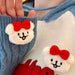 2pcs Kawaii Plush Puppy Doll Toys Keychian Cartoon Dog Bag Pendant - Lacatang Shop