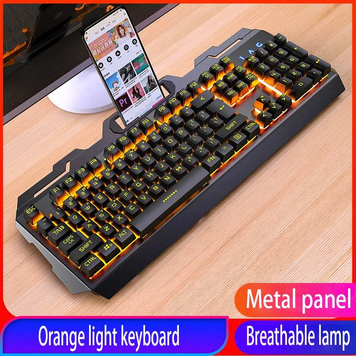 GX2 Wired Combination 104 Keys Mechanical Feel Keyboard and Mouse Replaceable Waterproof RGB Backlight Keyboard And Mouse Cover, Reference

Upgrade your setup with GX2 Wired Mechanical Keyboard and Mouse Set - Waterproof RGB, Replaceable Covers | Reference   Lacatang Shop Lacatang Shop 