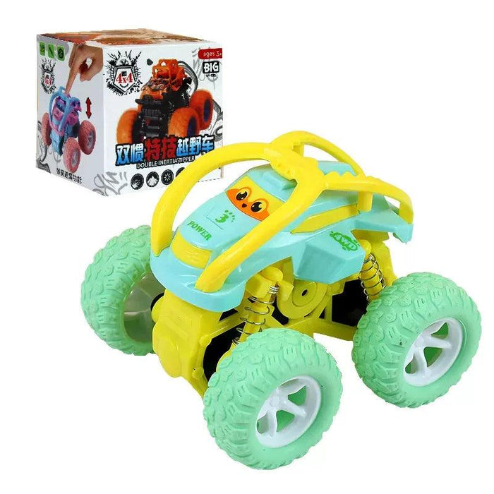 Off-Road Car Toys Rotate Toy Vehicles Inertial Four-wheel Drive Stunt Pull Back Toy Car Off-road Vehicle Children's Toy Car Gift Off-Road Car Toys Rotate Toy Vehicles Inertial Four-wheel Drive Stunt   Lacatang Shop Lacatang Shop 