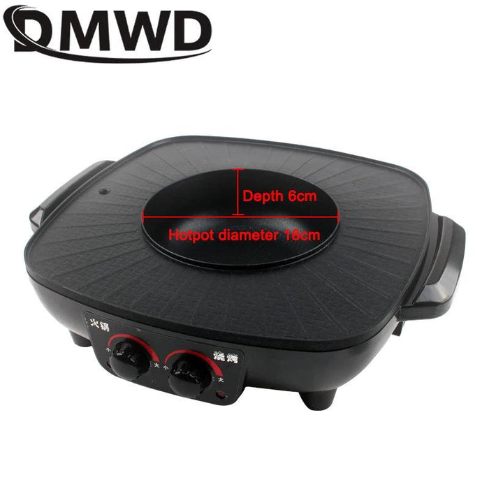 DMWD Electric Grills Smokeless Barbecue BBQ Machine Household Baking DMWD Electric Grills Smokeless Barbecue BBQ Machine Household Baking -  Other AliExpress Lacatang Shop 