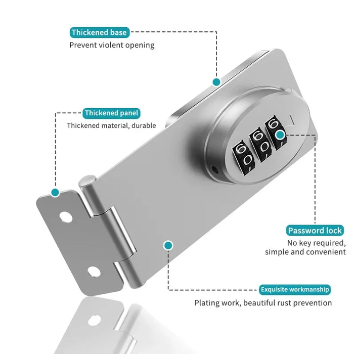 Child Safety Refrigerator and Cabinet Lock with Double Opening Mechanism Child Safety Refrigerator and Cabinet Lock with Double Opening   Lacatang Shop Lacatang Shop 