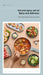 A tabletop scene featuring the Lacatang Shop 2024 New Portable 1.5L Multi-function Pot Rice Cooker Electric Cooking Stir Frying Noodle Pot Mini Hot Pot Household Dormitory filled with various ingredients like tofu, vegetables, and meat in red, spicy broth. Surrounding the pot are plates of shrimp, sushi, salad, dipping sauces, and meat slices. A hand is stirring the hot pot with a spoon.